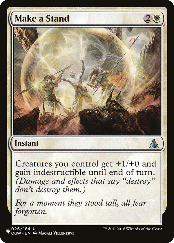 Make a Stand - OGW Reprint (PLST)