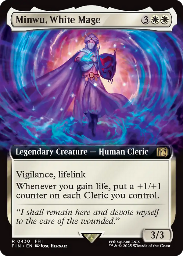 Minwu, White Mage - Extended Art (FIN)