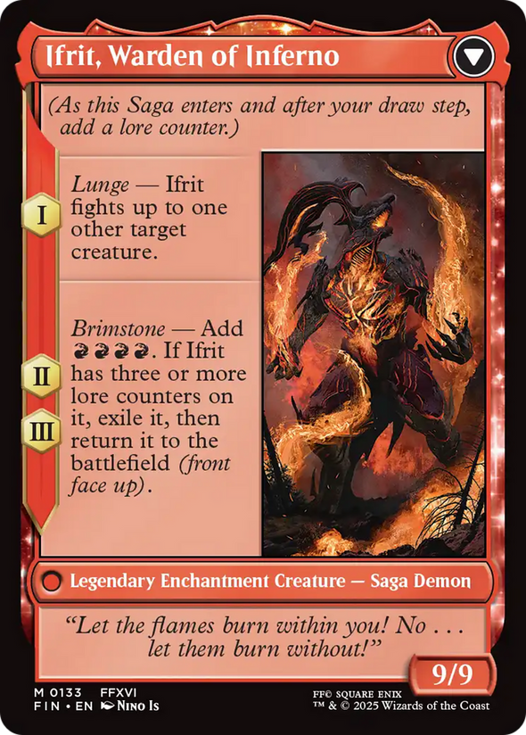 Clive, Ifrit's Dominant // Ifrit, Warden of Inferno (FIN)