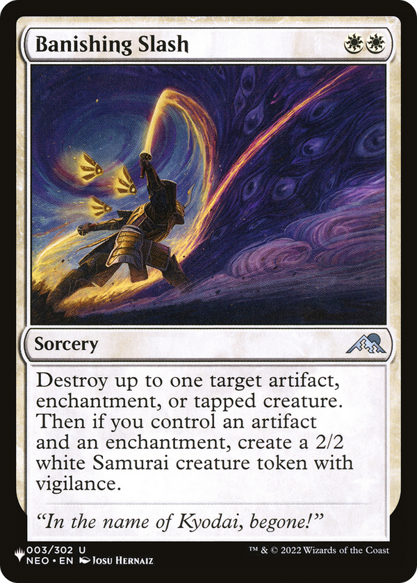 Banishing Slash - NEO Reprint (PLST)
