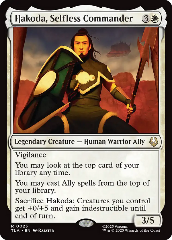 Hakoda, Selfless Commander (TLA)
