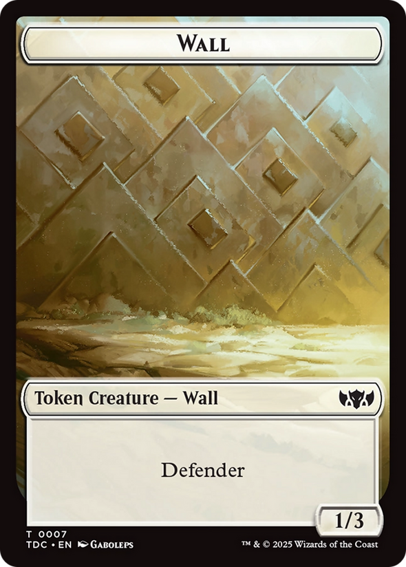 Wall // Spider Token (TTDC)