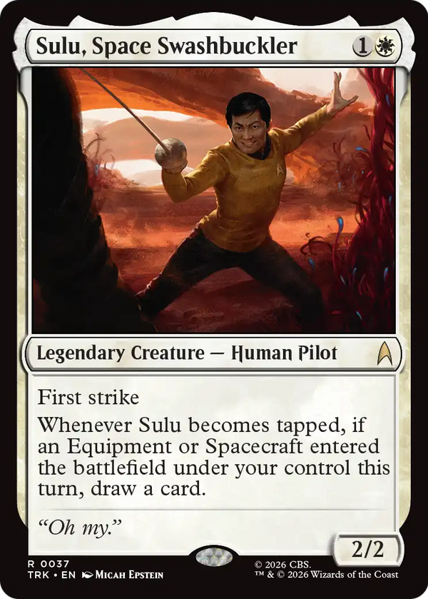 Sulu, Space Swashbuckler (TRK) (Pre-Order)