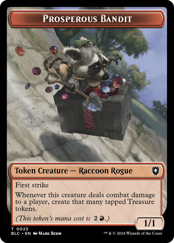 Prosperous Bandit // Treasure Token (TBLC)