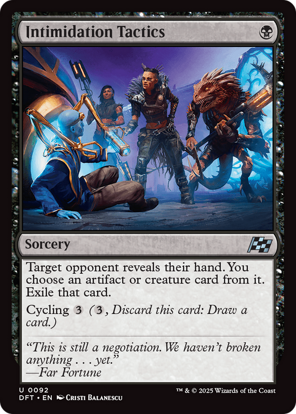 Intimidation Tactics (DFT)