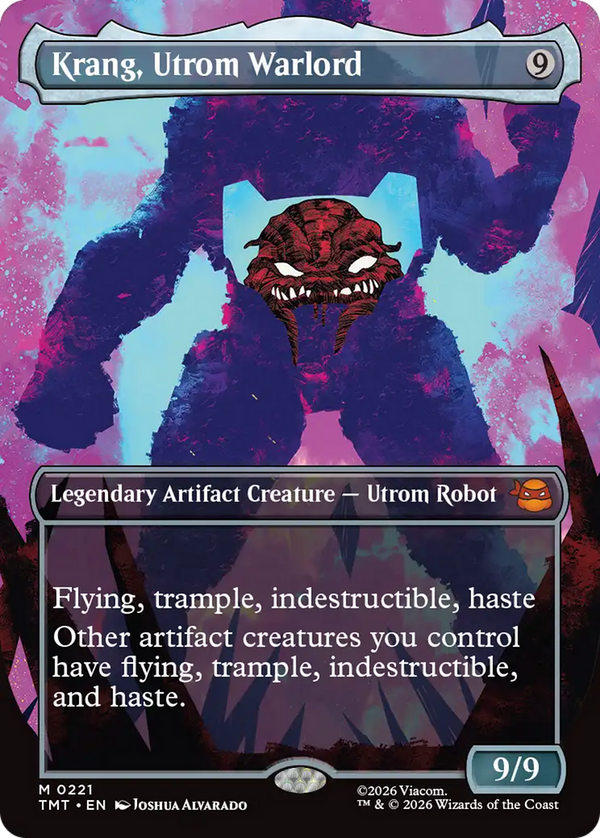 Krang, Utrom Warlord - Silhouette Showcase (TMT)
