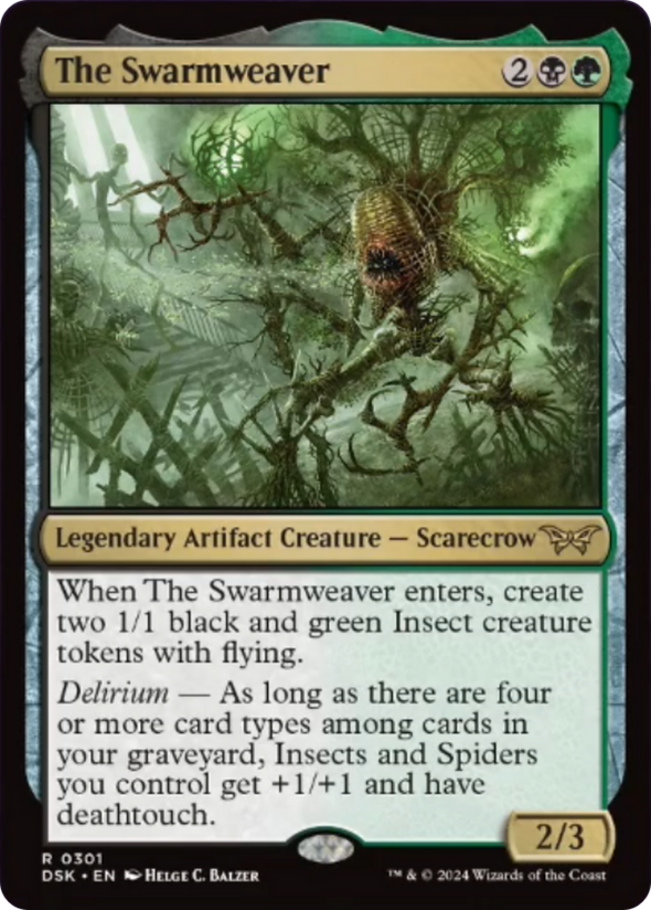 The Swarmweaver - Lurking Evil Alternate Art (DSK)