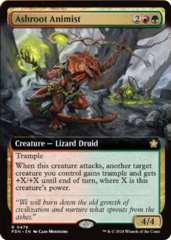 Ashroot Animist - Extended Art (FDN)