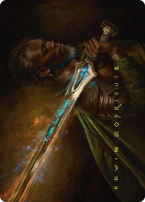 Andúril, Flame of the West - Art Series (Gold-Stamped Signature) (ALTR)