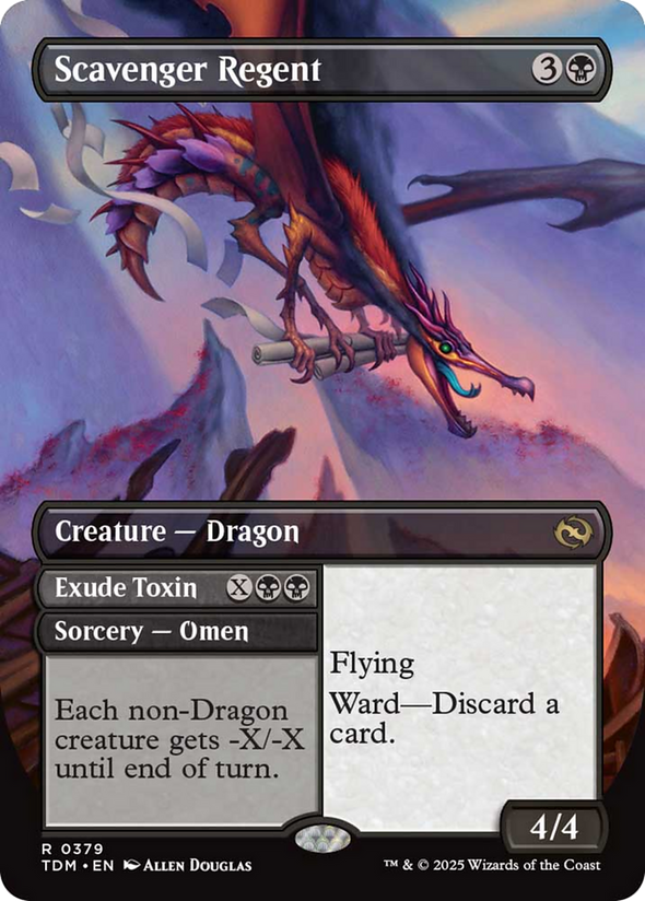 Scavenger Regent // Exude Toxin - Reversible Borderless (TDM)