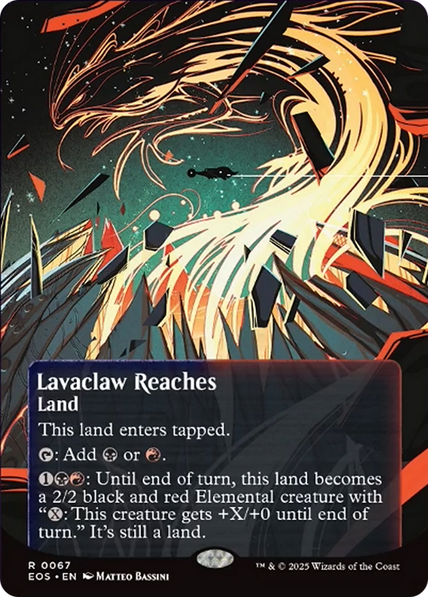 Lavaclaw Reaches - Borderless Poster (EOS)