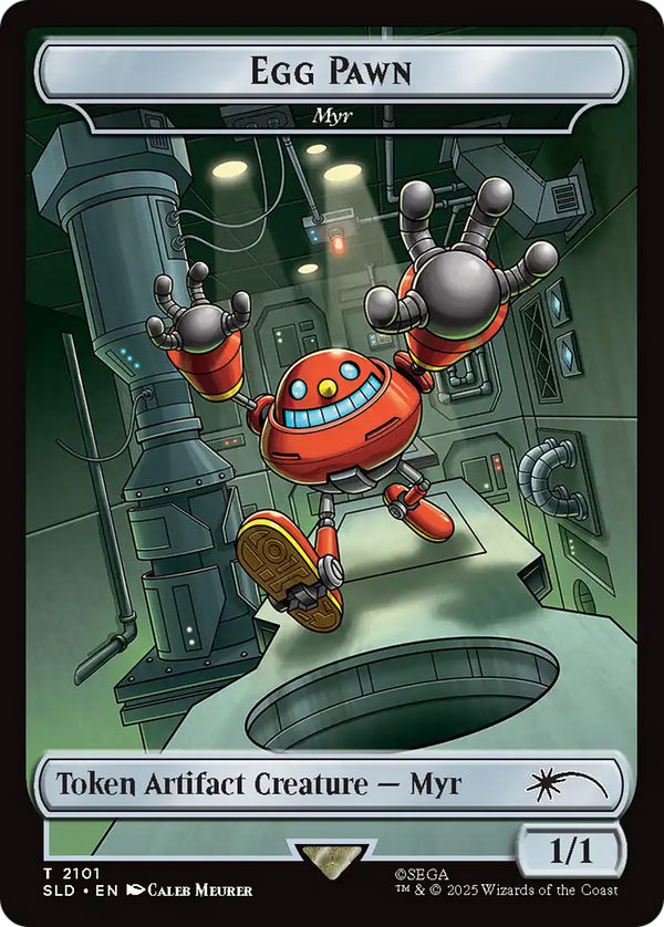 Egg Pawn // Myr Token - Secret Lair x Sonic: Turbo Gear (SLD)