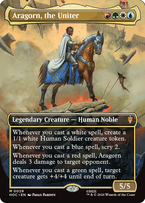 Aragorn, the Uniter - Borderless (HOC)