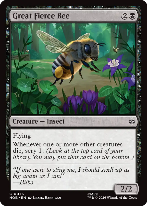 Great Fierce Bee (HOB) (Pre-Order)