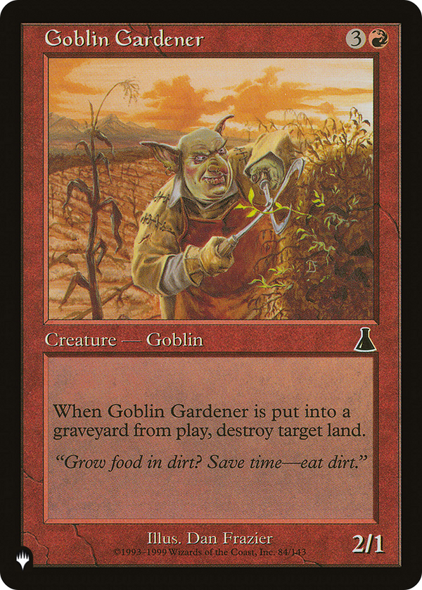 Goblin Gardener - UDS Reprint (PLST)
