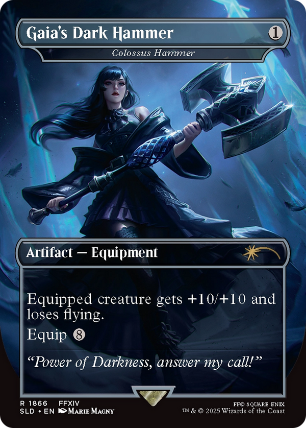 Gaia's Dark Hammer // Colossus Hammer - Secret Lair x FINAL FANTASY: Weapons (SLD)