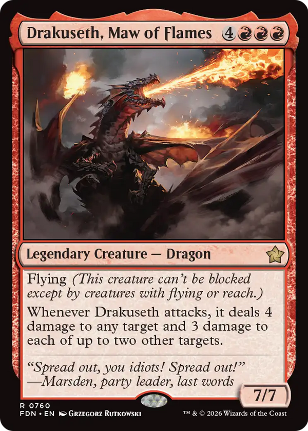 Drakuseth, Maw of Flames (FDN)