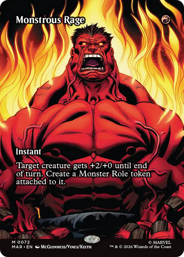 Monstrous Rage - Source Material Showcase (MAR) (Pre-Order)