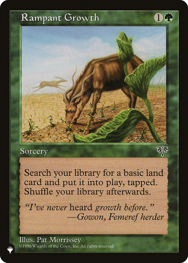 Rampant Growth - MIR Reprint (PLST)