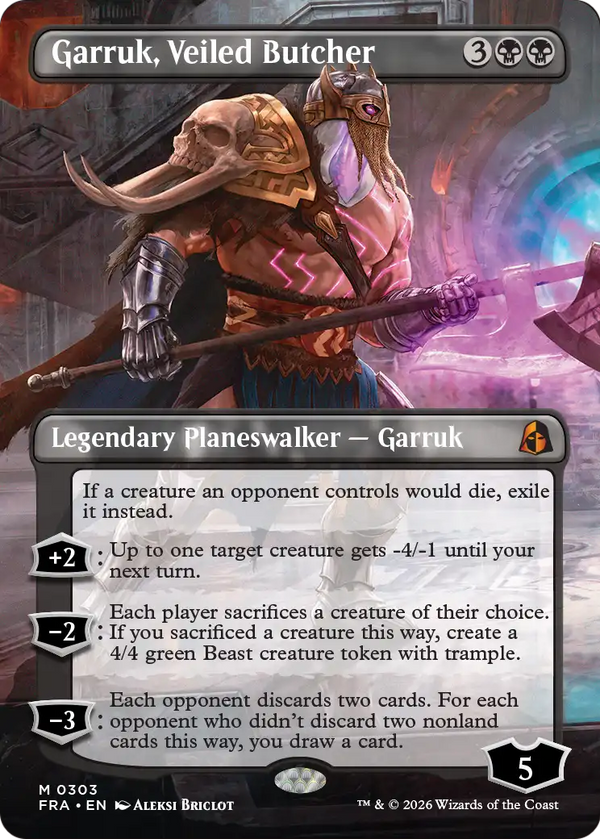 Garruk, Veiled Butcher - Borderless (FRA) (Pre-Order)