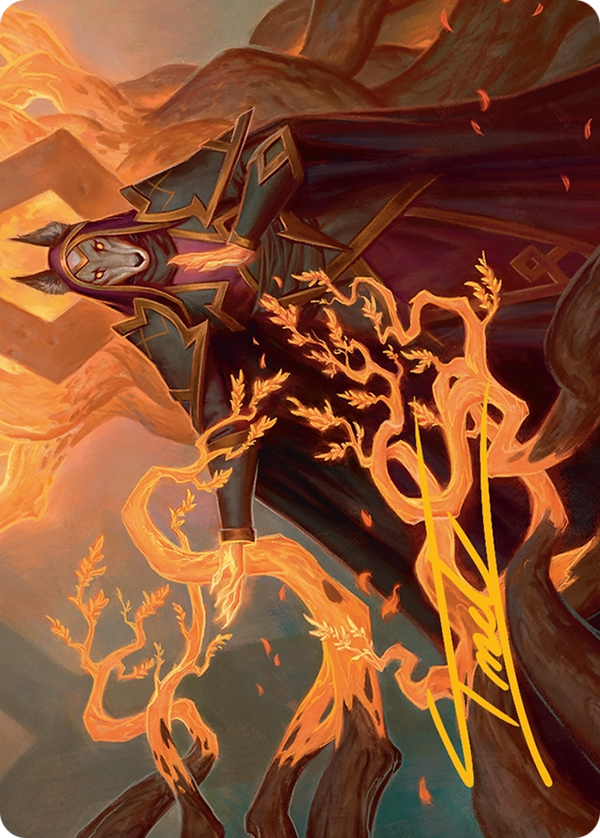 Abzan Devotee - Art Series (Gold-Stamped Signature) (ATDM)