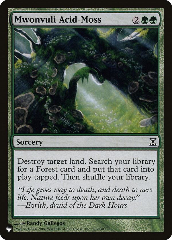 Mwonvuli Acid-Moss - TSP Reprint (PLST)
