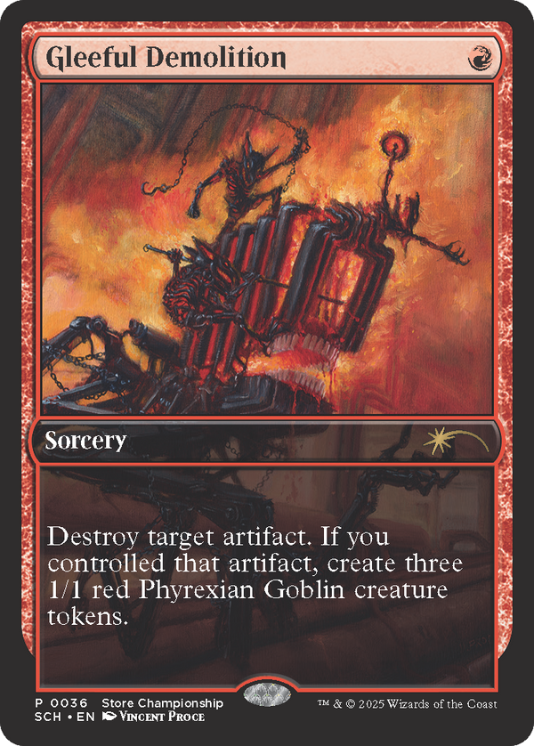 Gleeful Demolition - Store Championship Promo (SCH)