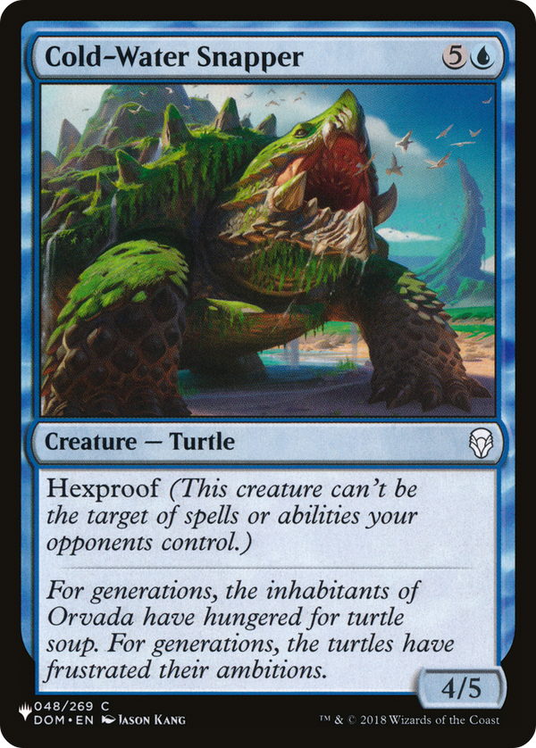 Cold-Water Snapper - DOM Reprint (PLST)