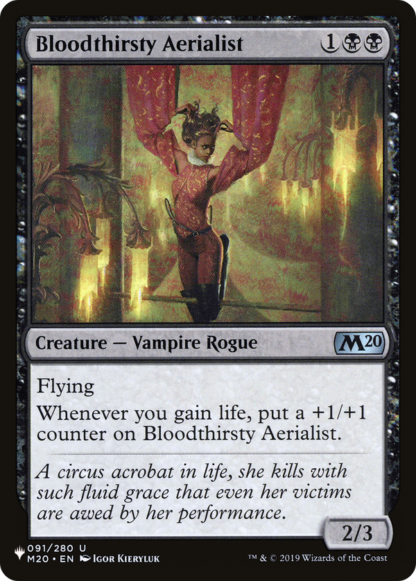 Bloodthirsty Aerialist - M20 Reprint (PLST)