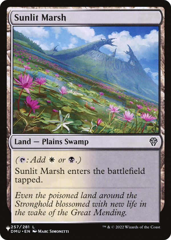 Sunlit Marsh - DMU Reprint (PLST)