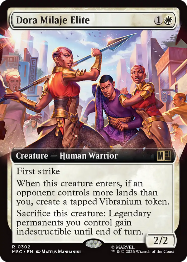 Dora Milaje Elite - Extended Art (MSC) (Pre-Order)