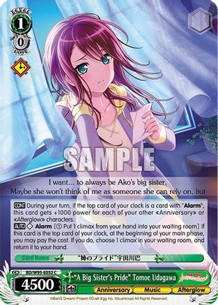 "A Big Sister's Pride" Tomoe Udagawa - BD/W95-E052 - Common available at 401 Games Canada