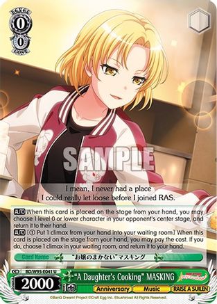 "A Daughter's Cooking" MASKING - BD/W95-E041 - Uncommon available at 401 Games Canada