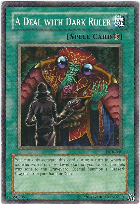 A Deal with Dark Ruler - DCR-030 - Common - Unlimited available at 401 Games Canada