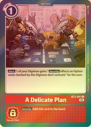 A Delicate Plan (Resurgence Booster Reprint) - BT3-097 - Uncommon (Foil) available at 401 Games Canada