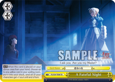 A Fateful Night - FS/S34-TE08 - Trial Deck available at 401 Games Canada