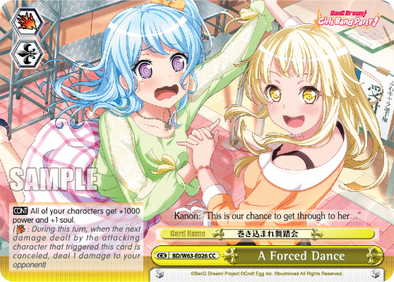 A Forced Dance - BD/W63-E026 - Common available at 401 Games Canada