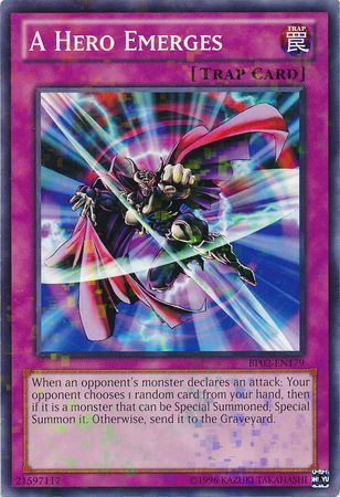 A Hero Emerges - BP02-EN179 - Mosaic Rare - Unlimited available at 401 Games Canada