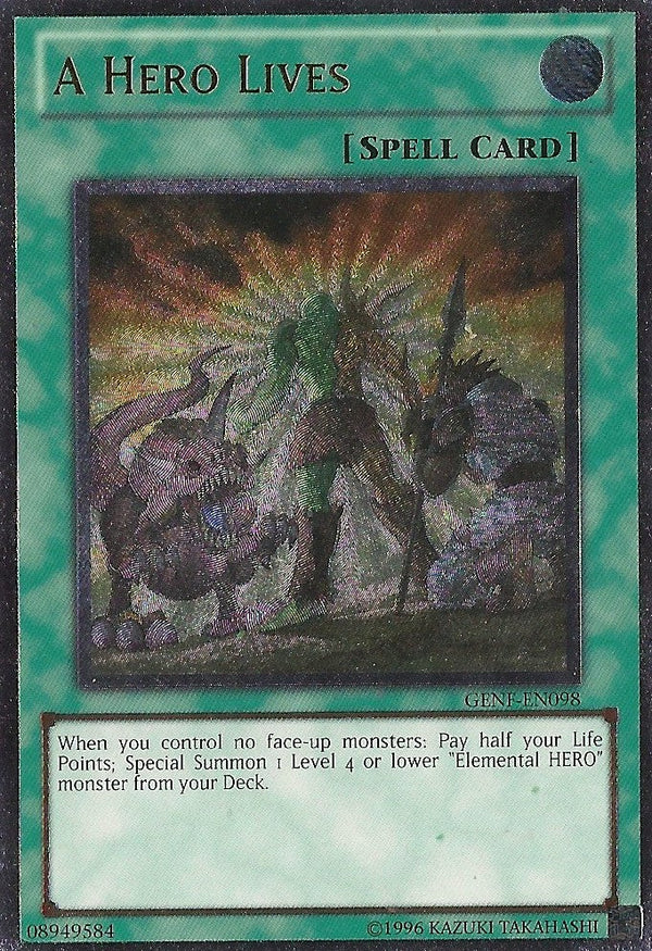 A Hero Lives - GENF-EN098 - Ultimate Rare - Unlimited available at 401 Games Canada