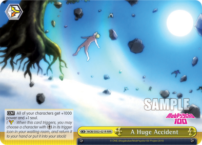 A Huge Accident (RRR) - MOB/SX02-021R - Triple Rare available at 401 Games Canada