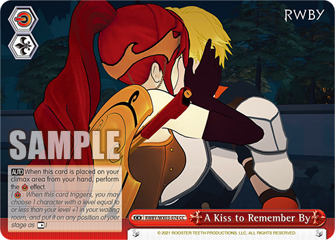 A Kiss to Remember By - RWBY/WX03-E074 - Climax Common available at 401 Games Canada