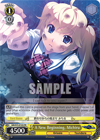 A New Beginning, Michiru - GRI/S72-E103 - Promo available at 401 Games Canada