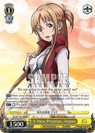 A New Promise, Asuna - SAO/S100-E017 - Common available at 401 Games Canada