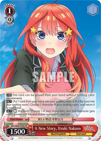 A New Story, Itsuki Nakano - 5HY/W90-PE06 - PR available at 401 Games Canada