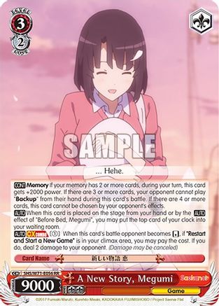 A New Story, Megumi - SHS/W71-E056 - Double Rare available at 401 Games Canada