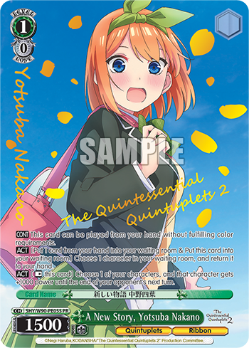 A New Story, Yotsuba Nakano - 5HY/W90-PE05S - PR (Foil) available at 401 Games Canada