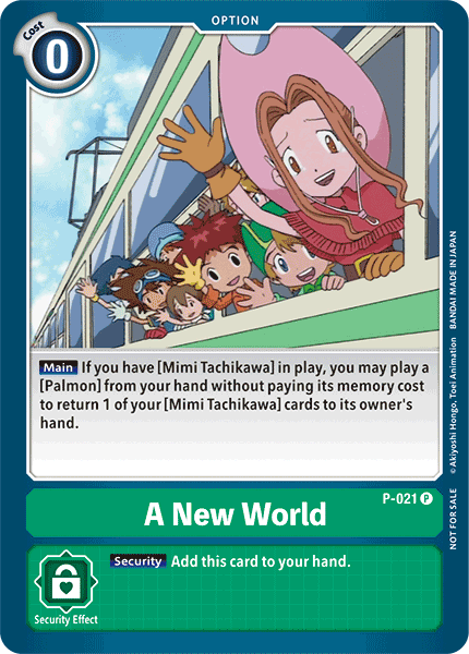 A New World (Special Release Memorial Pack) - P-021 - Promo available at 401 Games Canada