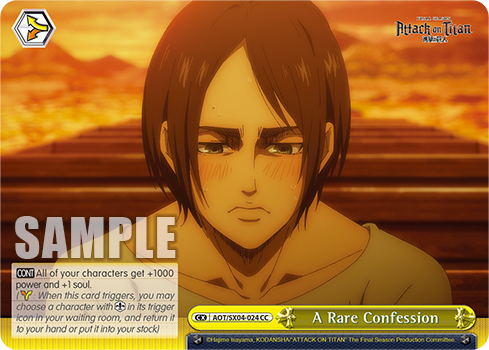 A Rare Confession - AOT/SX04-E024 - Climax Common available at 401 Games Canada