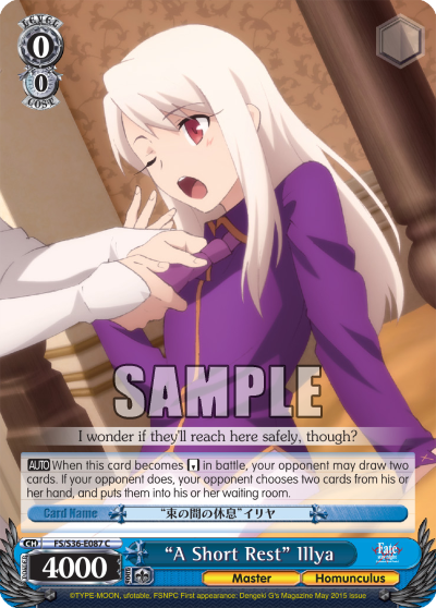 "A Short Rest" Illya - FS/S36-E087 - Common available at 401 Games Canada