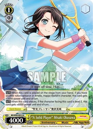 "A Solid Player" Misaki Okusawa - BD/W95-E013 - Uncommon available at 401 Games Canada